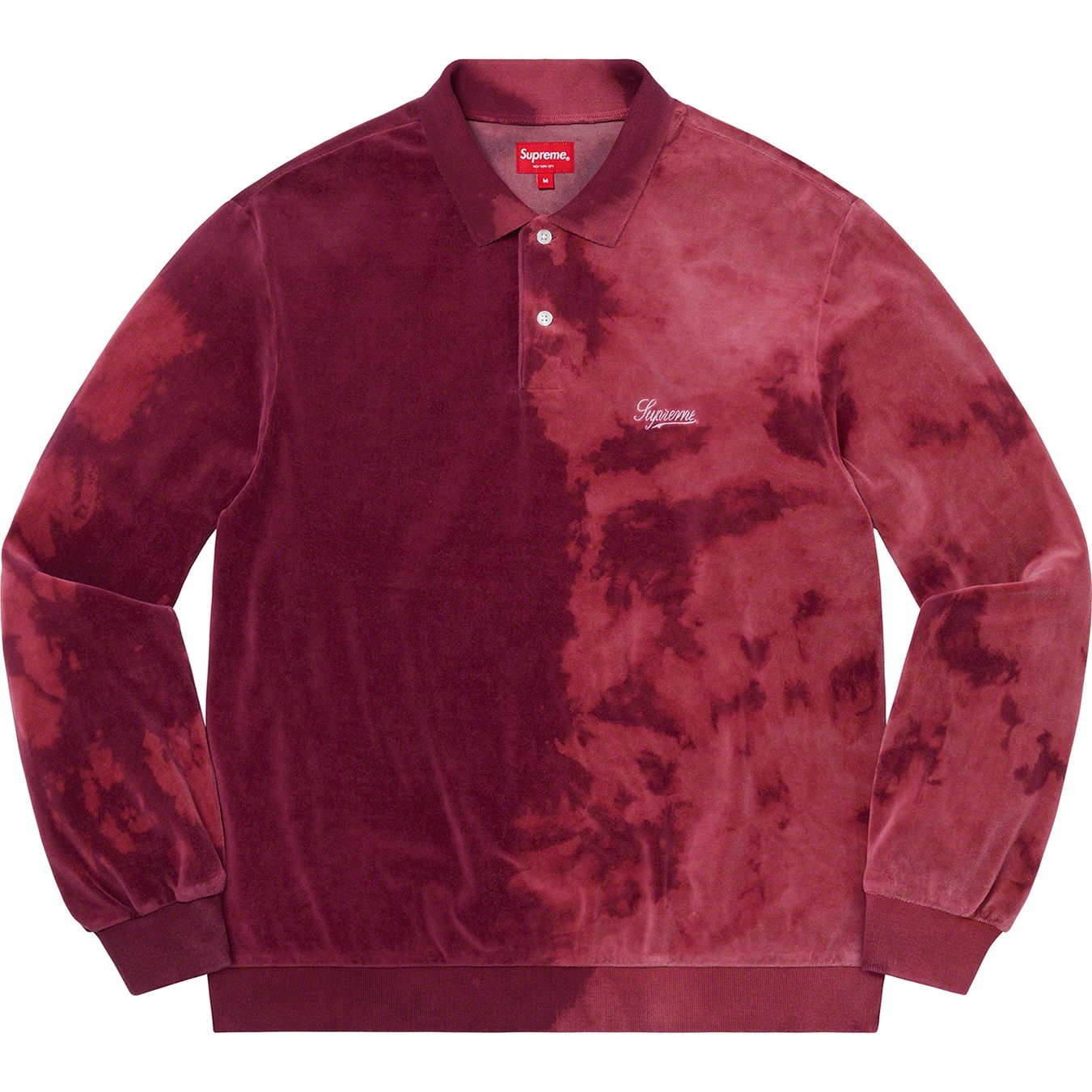 Bleached Velour L/S Polo view 8